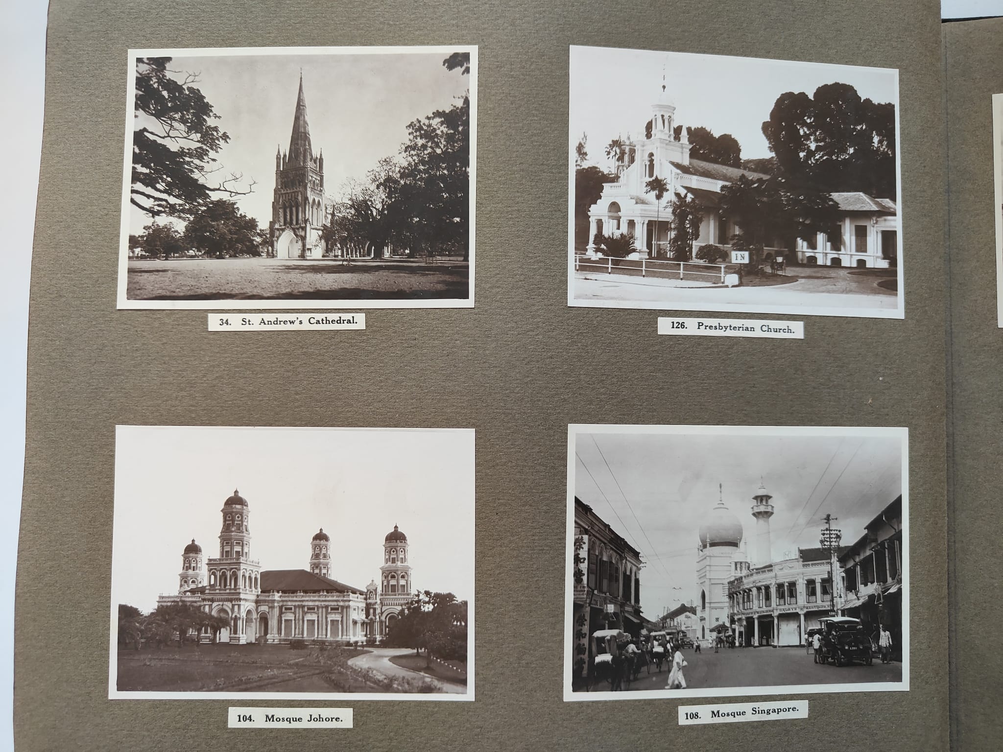 A 'SOUVENIR OF SINGAPORE' PHOTOGRAPH ALBUM - Image 14 of 47