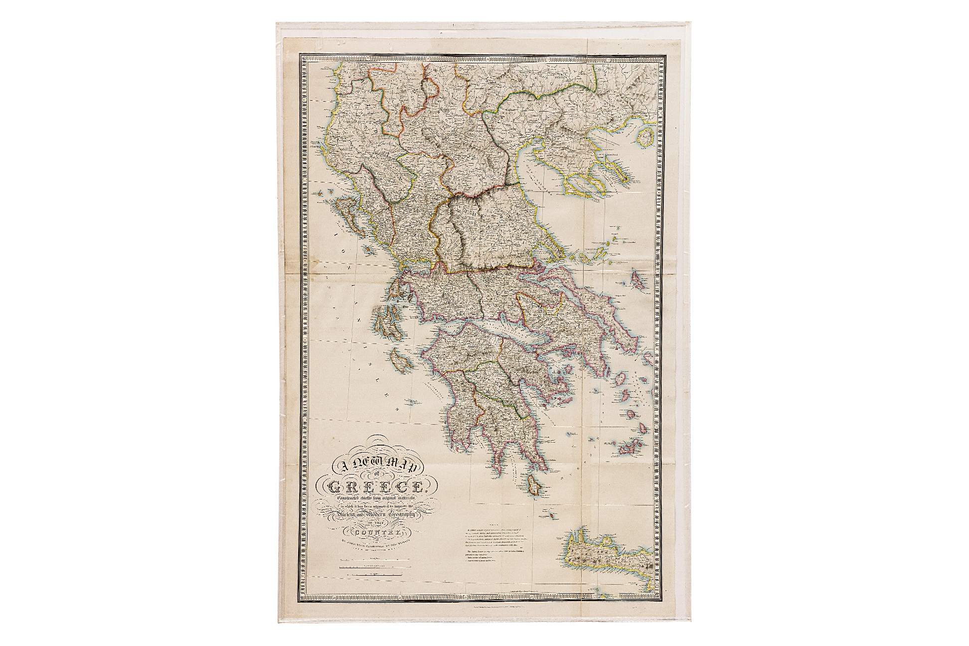 JAMES WYLD, A NEW MAP OF GREECE, C.1850 - Image 2 of 3