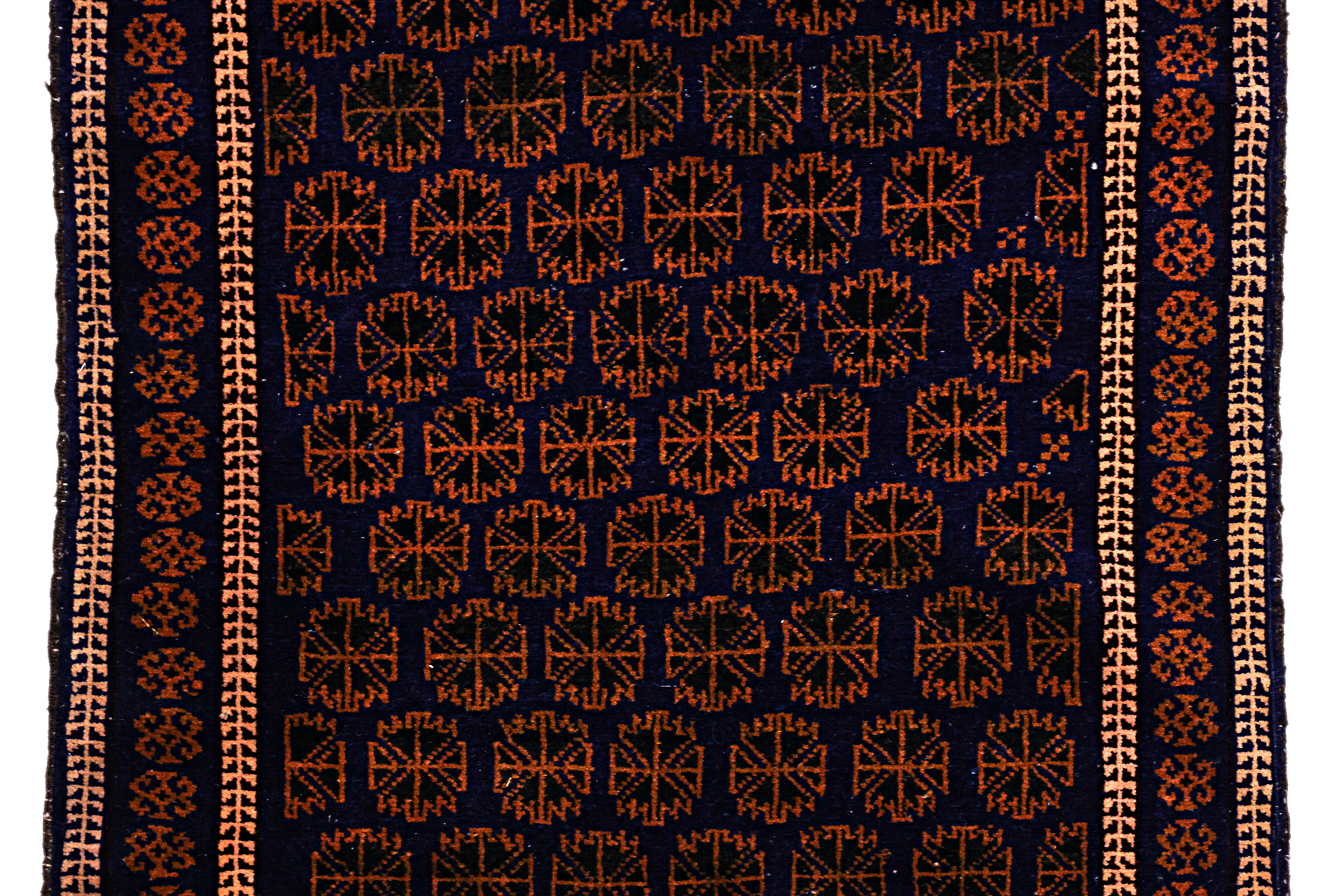 A TRIBAL WOOL RUG - Image 2 of 3