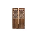 A PAIR OF TALL CHINESE DOOR PANELS