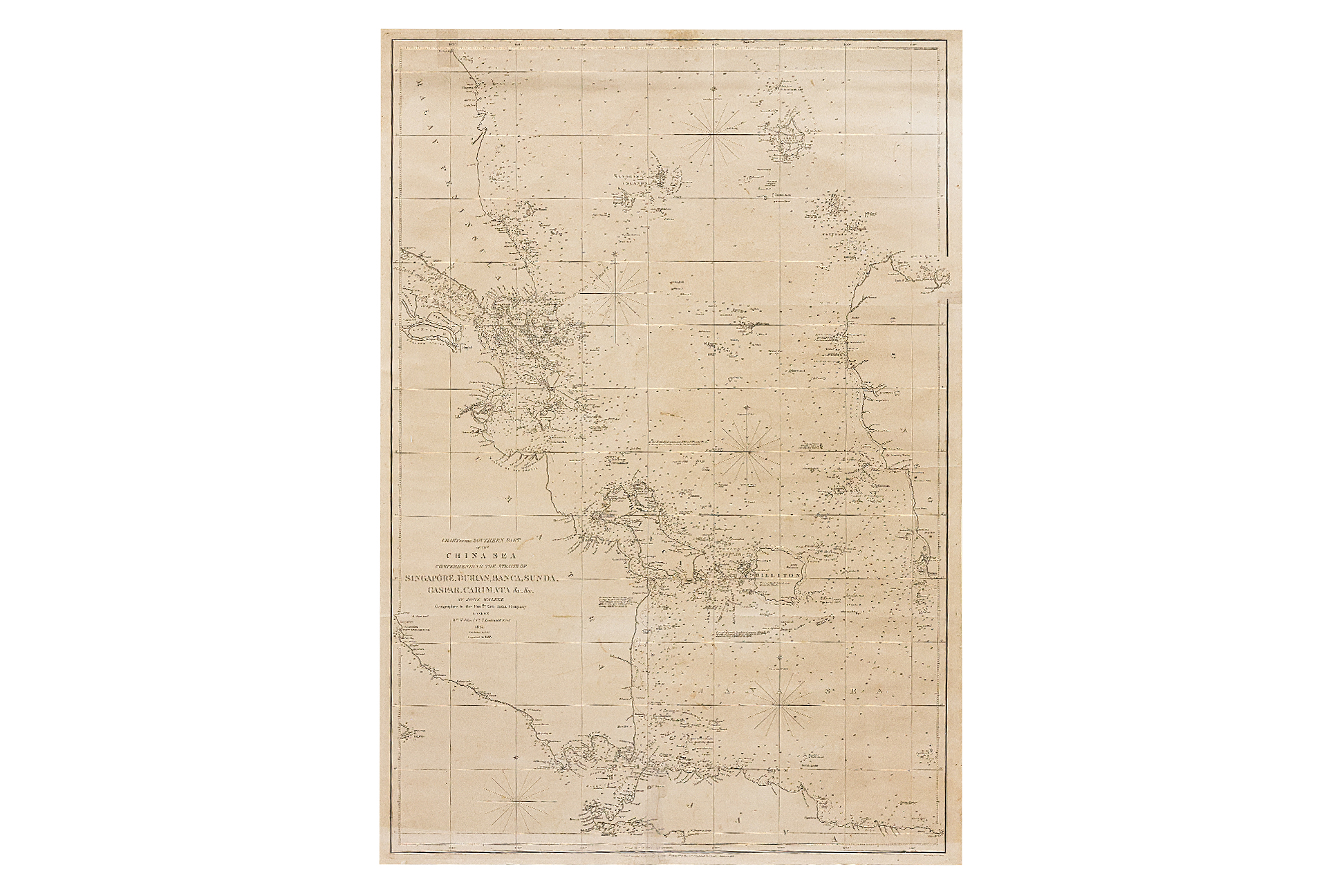 A CHART OF THE SOUTHERN CHINA SEA, 1857