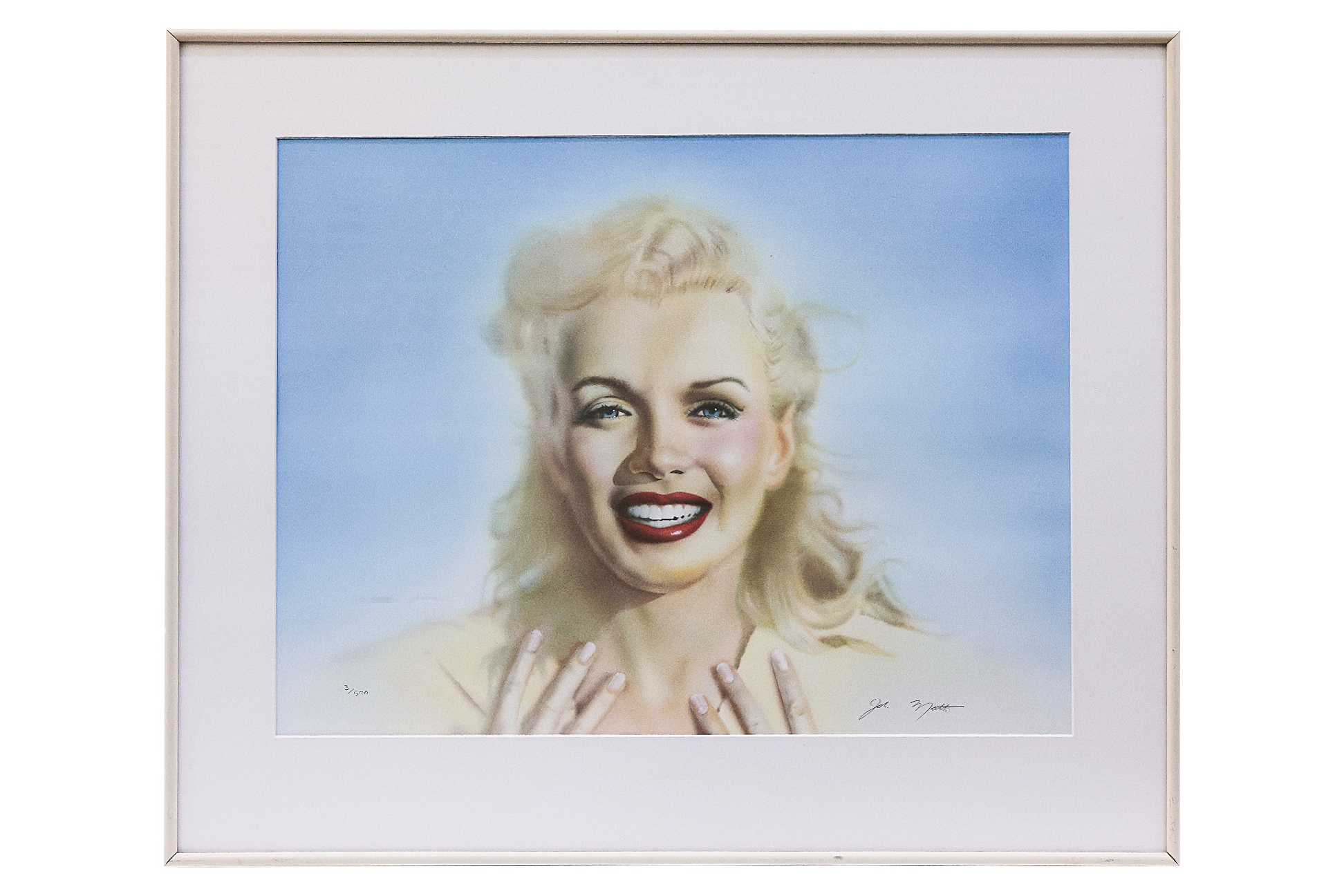 JOHN MATTOS (B.1953) - 'PORTRAIT OF MARILYN' - Image 2 of 3