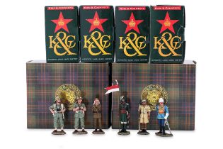 A GROUP OF 12 KING & COUNTRY MODEL SOLDIERS