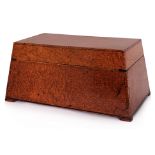 A BURL TIMBER SIREH BOX