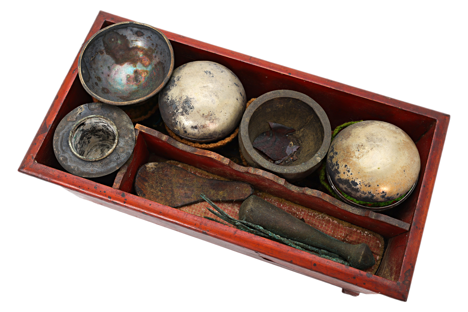 A SILVER SIREH SET IN BOX - Image 4 of 6