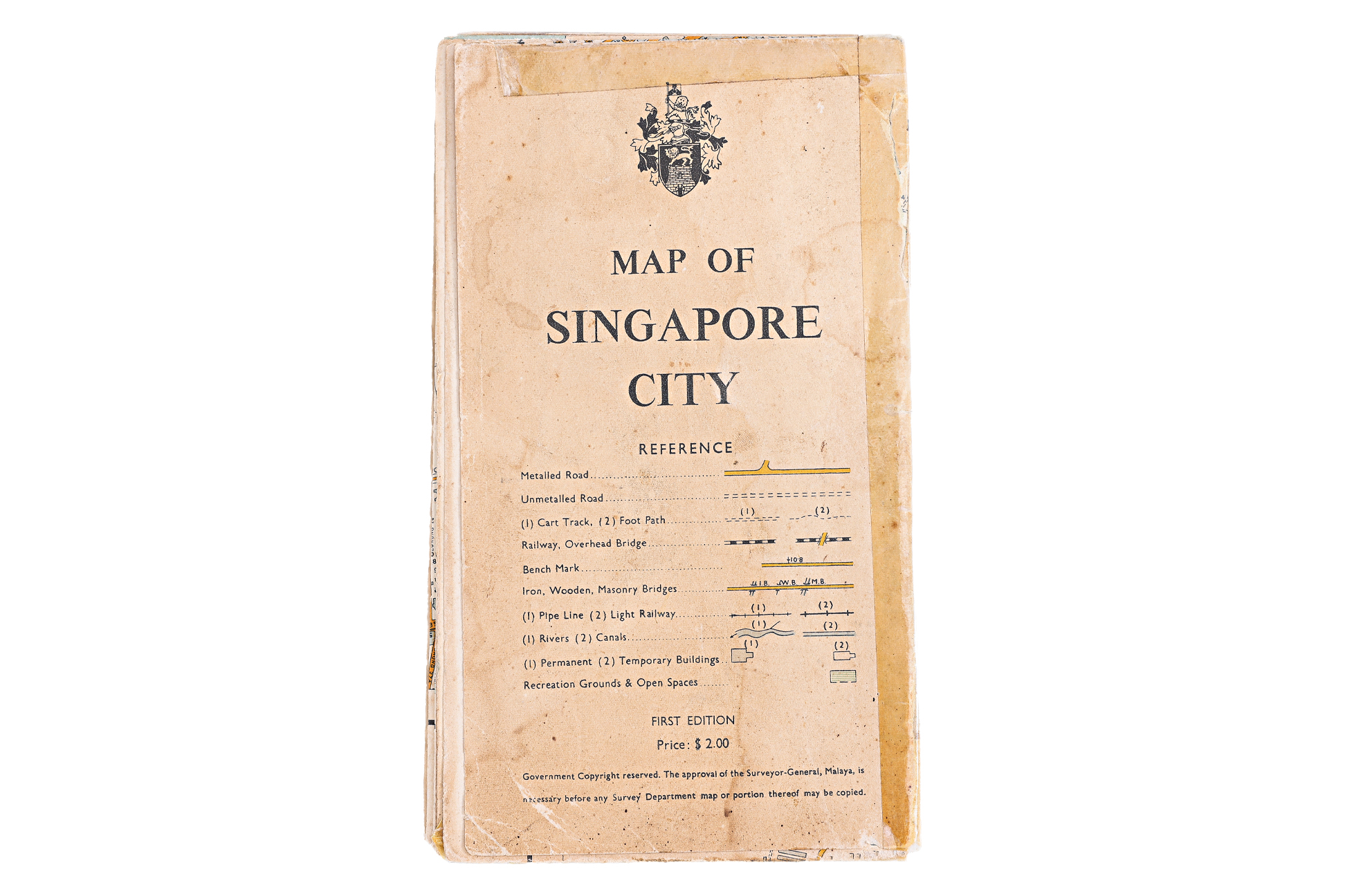 MAP OF SINGAPORE CITY 1954 (ROAD GAZETTEER) - Image 2 of 3