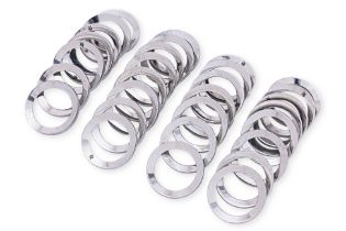 A SET OF 30 WMF STAINLESS STEEL NAPKIN RINGS