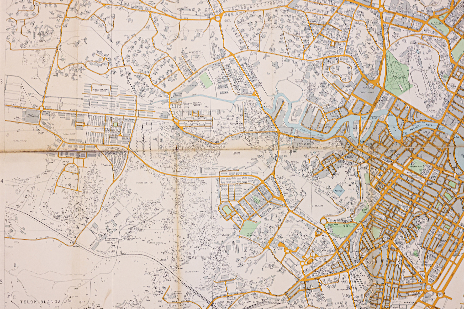 MAP OF SINGAPORE CITY 1954 (ROAD GAZETTEER) - Image 3 of 3