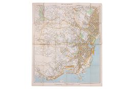 MAP OF SINGAPORE CITY 1954 (ROAD GAZETTEER)