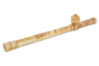 A BONE OPIUM PIPE