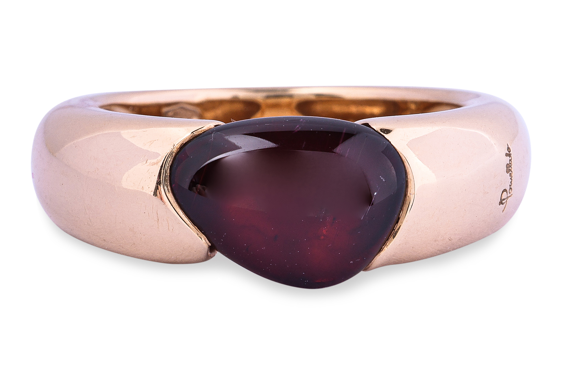 A PAIR OF TOPAZ AND GARNET RINGS BY POMELLATO - Image 5 of 6