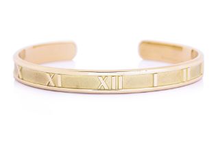 AN 'ATLAS' CUFF BANGLE BY TIFFANY & CO.