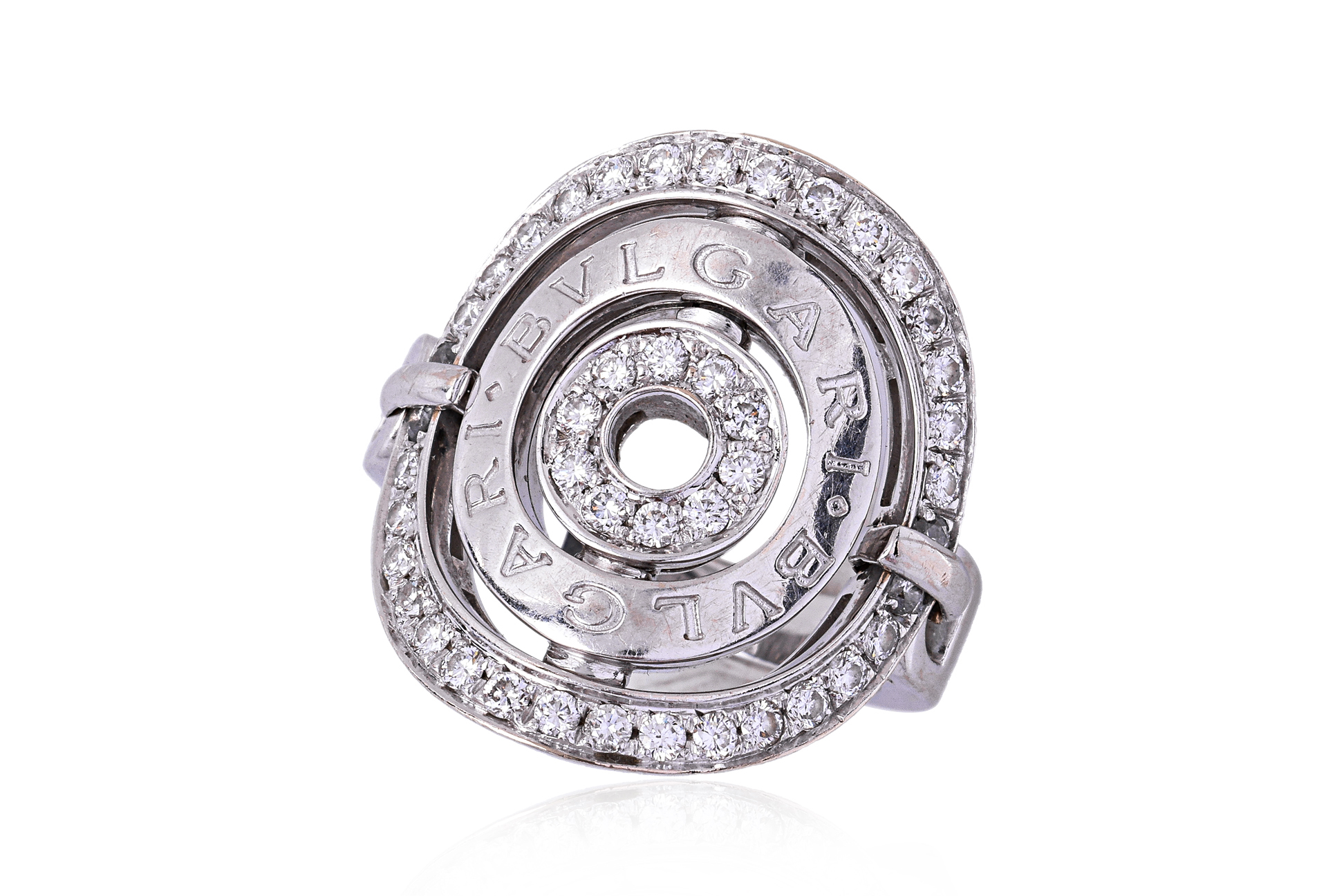 AN 'ASTRALE CERCHI' DIAMOND RING BY BVLGARI