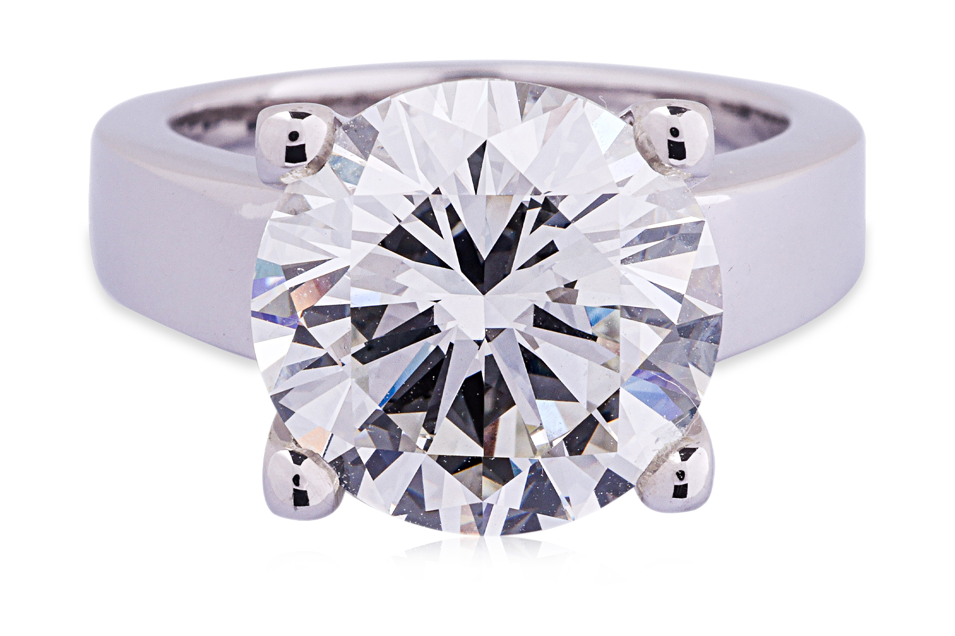 A FINE 7.25 CTS SOLITAIRE DIAMOND RING - Image 5 of 9