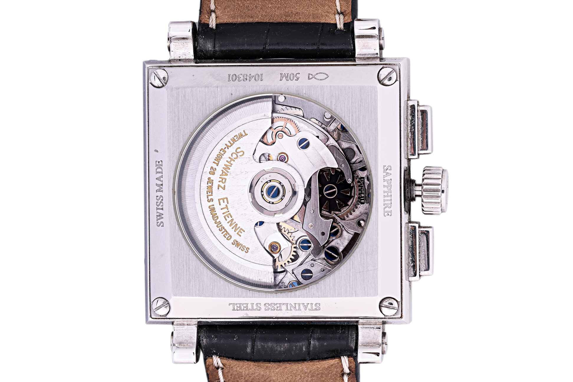 A SCHWARZ ETIENNE STAINLESS STEEL AUTOMATIC WATCH - Image 3 of 7