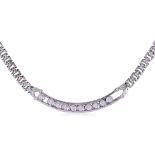 A 'MOVING' DIAMOND NECKLACE