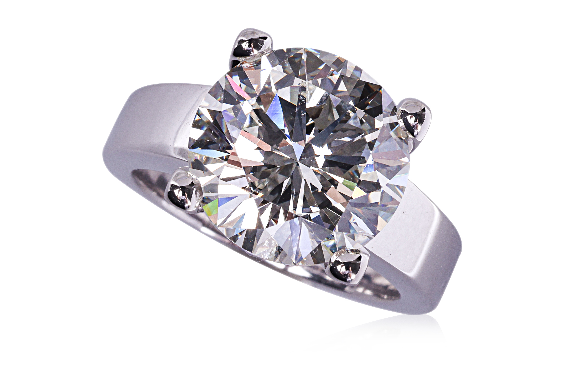 A FINE 7.25 CTS SOLITAIRE DIAMOND RING - Image 3 of 9