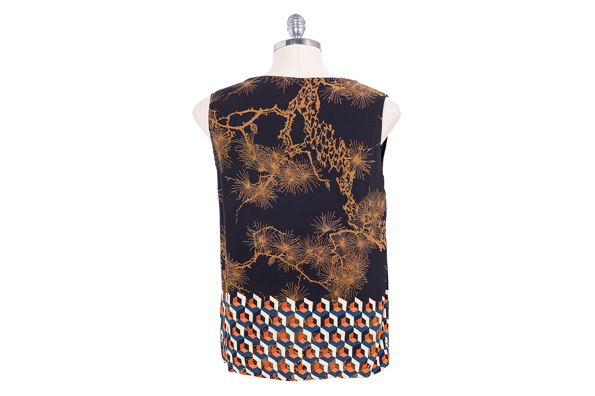 A DRIES VAN NOTEN PRINTED BLOUSE - Image 2 of 2