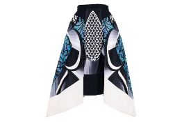 A PETER PILOTTO PRINTED HEAVYWEIGHT SKIRT