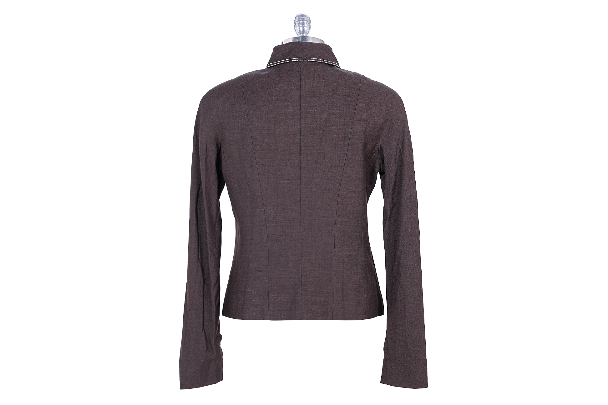 A CHRISTIAN DIOR CONTRAST STITCH OVERSHIRT JACKET - Image 2 of 2