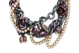 A DOLCE & GABBANA SICILY FLORAL CHAIN NECKLACE