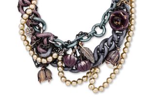 A DOLCE & GABBANA SICILY FLORAL CHAIN NECKLACE