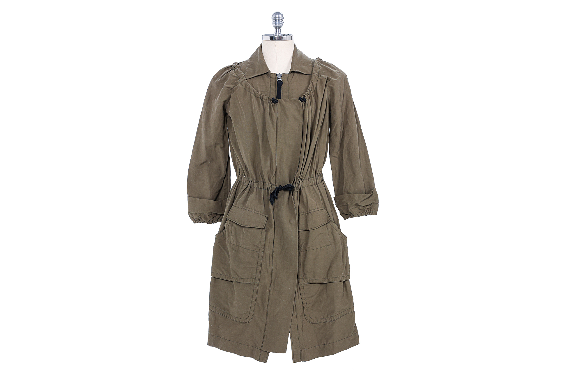 A MARNI LAYERED CARGO TRENCHCOAT