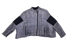 A DRIES VAN NOTEN OVERSIZED BIKER JACKET