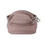 A CHRISTIAN DIOR QUILTED CANNAGE MEDIUM SOFT LADY DIOR HOBO