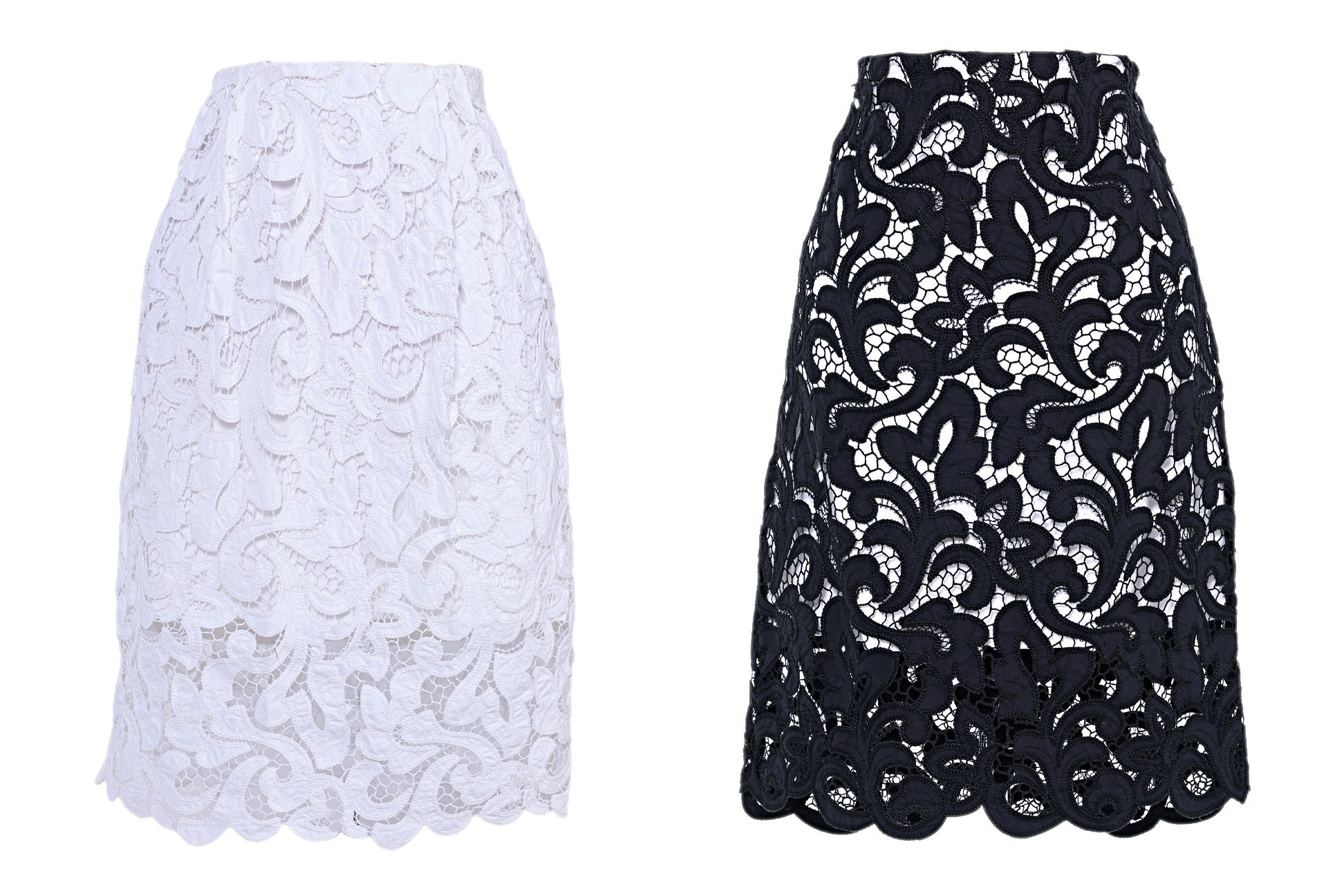 TWO DRIES VAN NOTEN LACE SKIRTS - Image 2 of 4