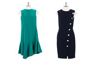 TWO CAROLINA HERRERA SLEEVELESS DRESSES