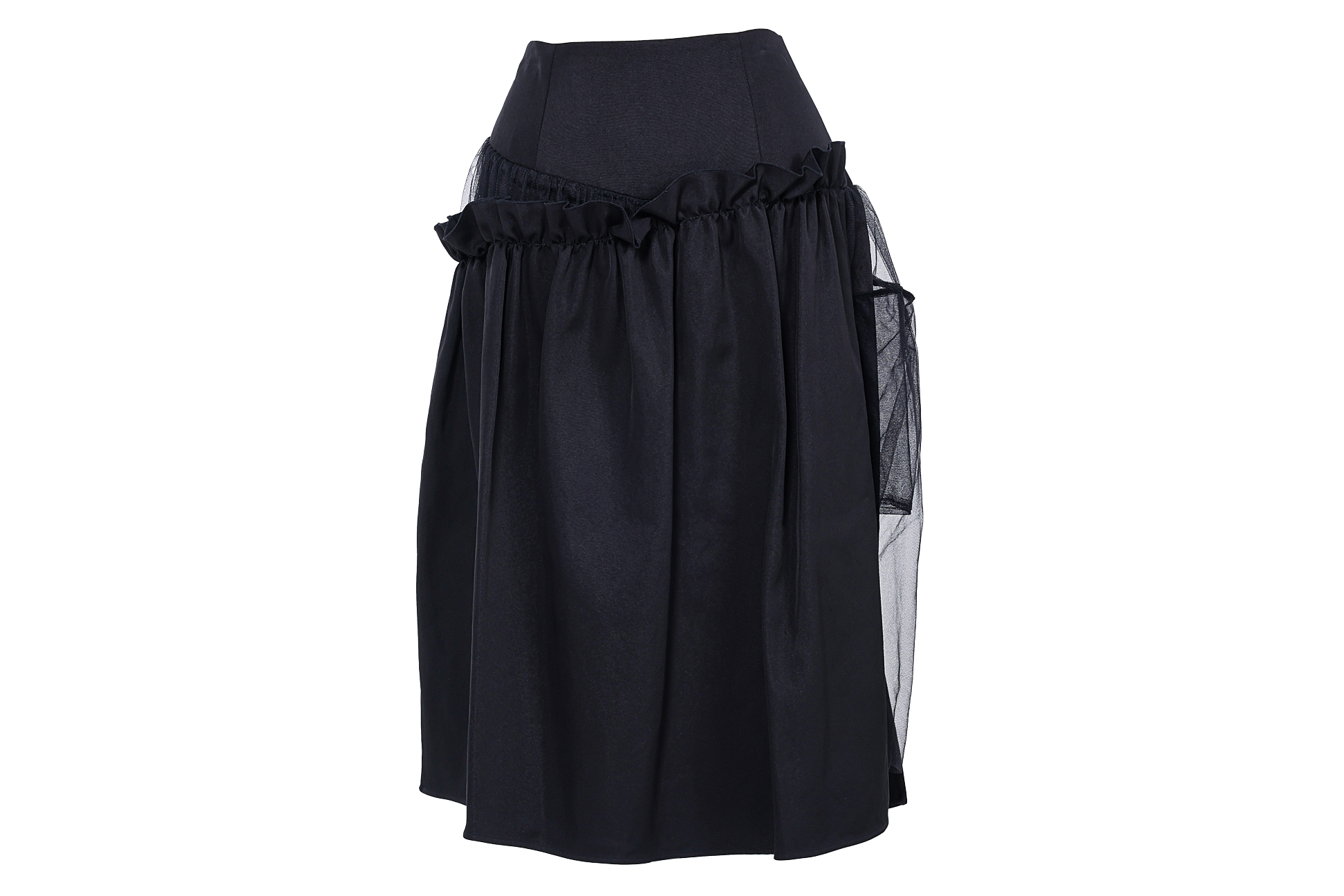 A SIMONE ROCHA SKIRT WITH MESH POCKET DETAIL