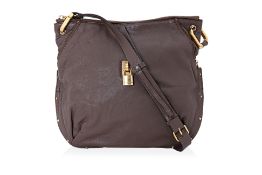A MARC JACOBS PARADISE ANGIE HANDBAG IN TAUPE