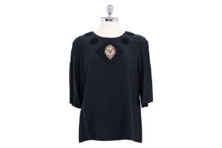 A DOLCE & GABBANA 'SACRED HEART' BLOUSE