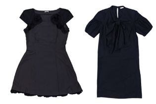 TWO MIU MIU BLACK DRESSES