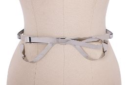 A MARNI METAL FRONT BOW BELT