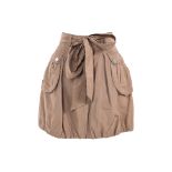 A DOLCE & GABBANA KHAKI BUBBLE SKIRT