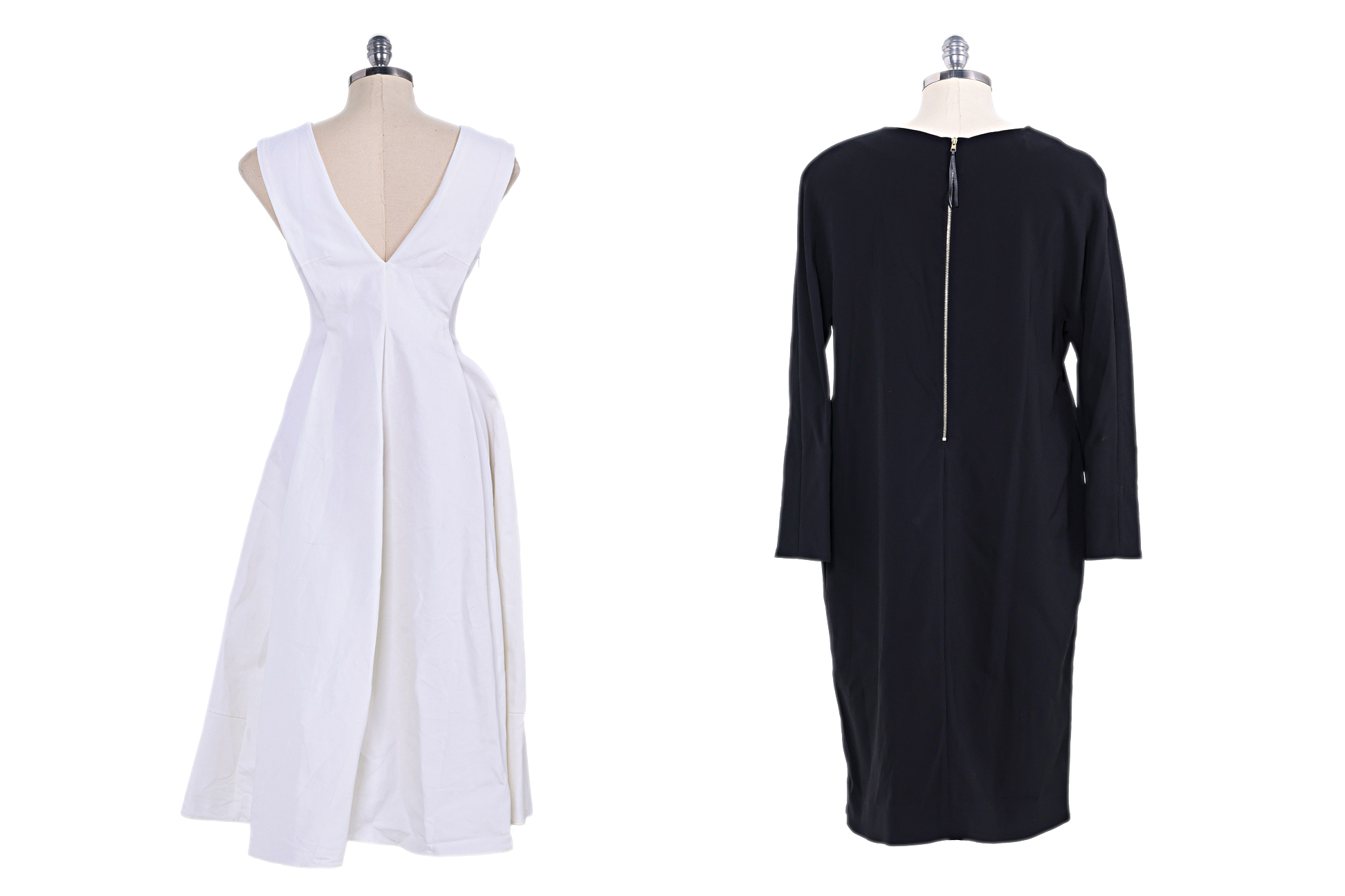 TWO MARNI DRESSES IN OFF-WHITE AND BLACK - Image 2 of 6