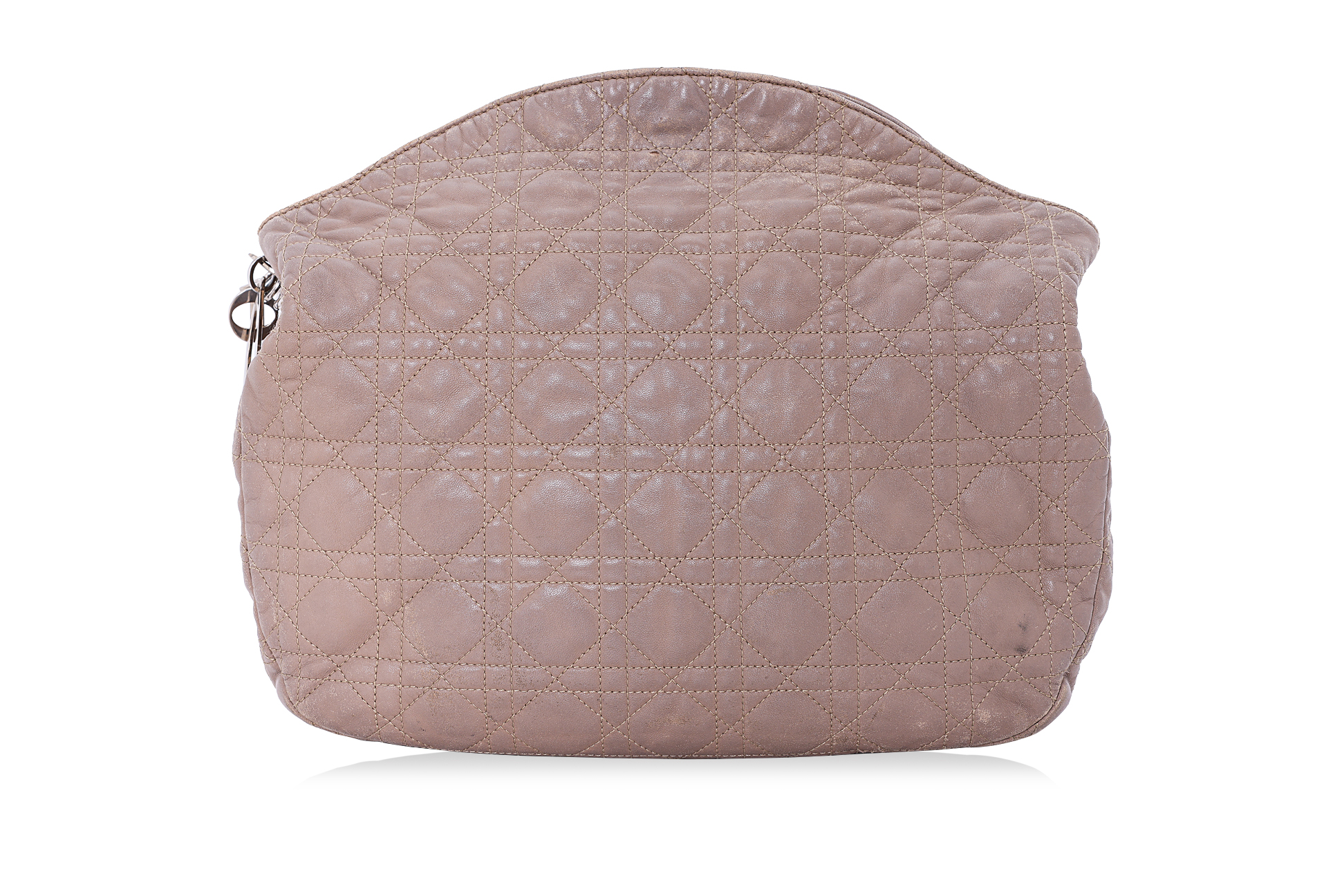 A CHRISTIAN DIOR QUILTED CANNAGE MEDIUM SOFT LADY DIOR HOBO - Image 2 of 2