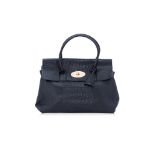 A MULBERRY BLACK LEATHER BAG