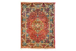 A KASHMIR SILK RUG (360 x 270cm)