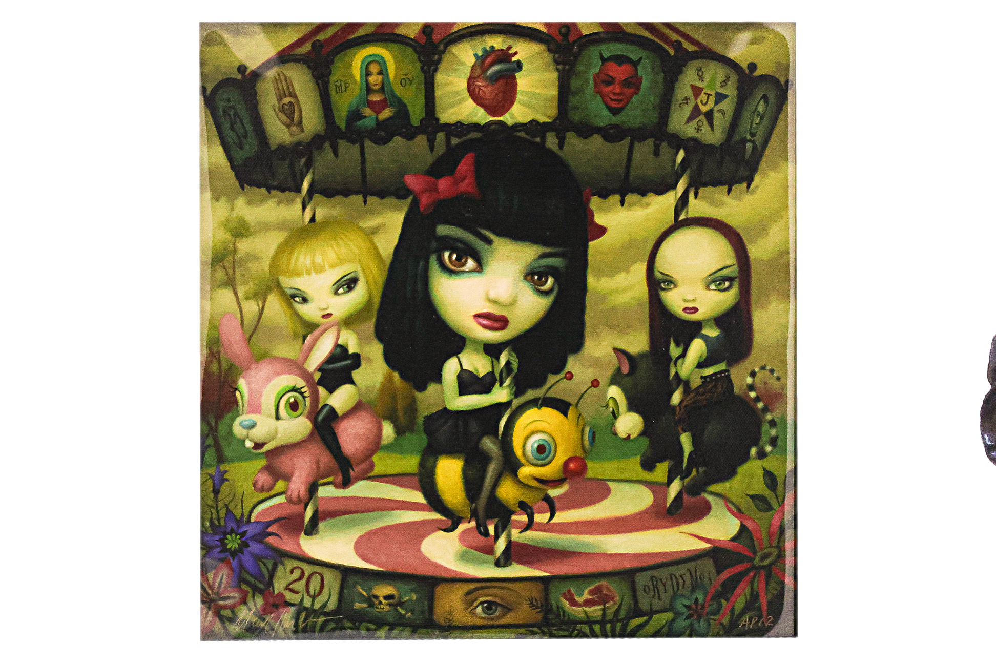 MARK RYDEN (B. 1963) - 'CLEAR HEARTS, GREY FLOWERS' - Image 2 of 2
