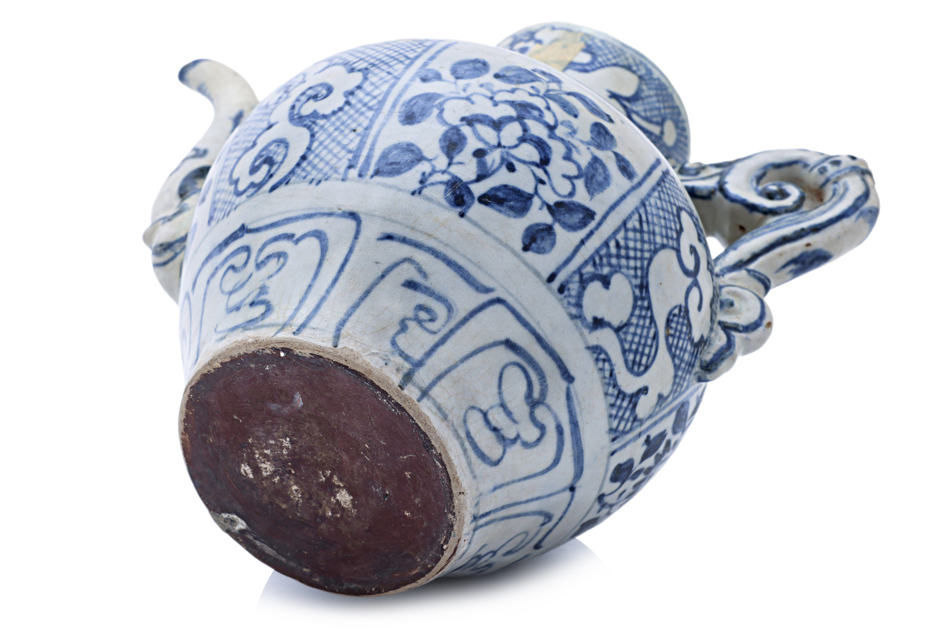 A VIETNAMESE BLUE AND WHITE EWER AND COVER - Image 4 of 15