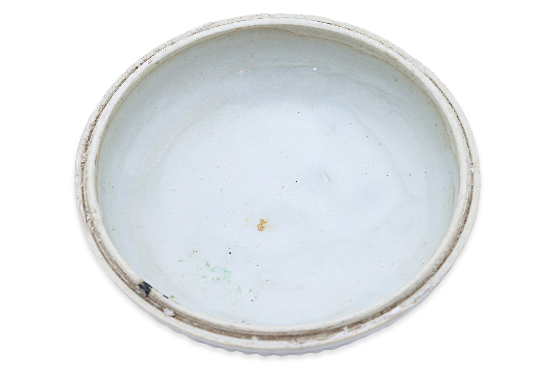 A BLUE AND WHITE PORCELAIN CIRCULAR BOX AND COVER - Image 3 of 4