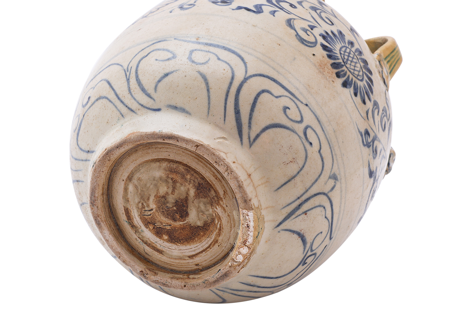 A VIETNAMESE BLUE AND WHITE WINE JAR - Image 5 of 13