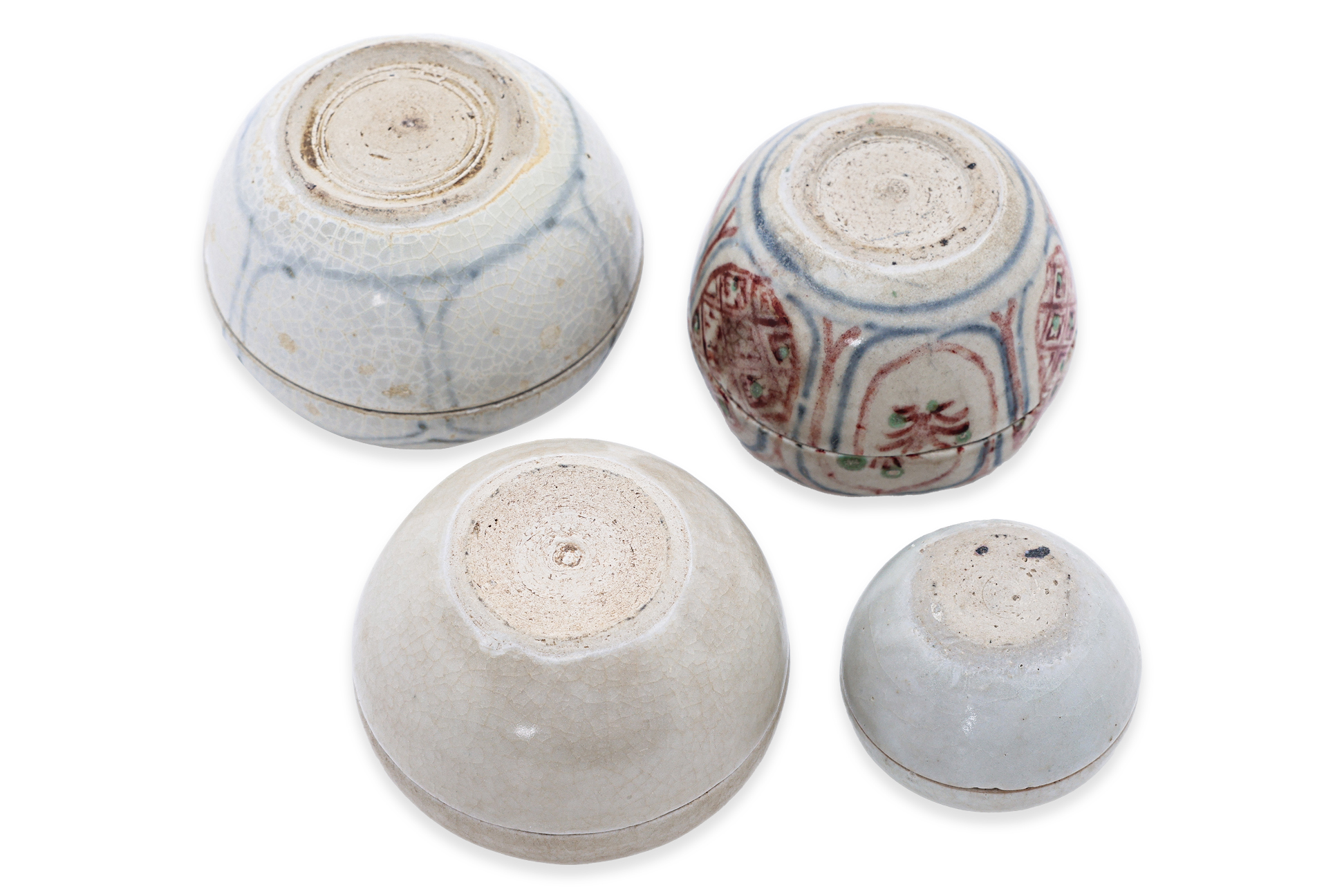 A GROUP OF FOUR VIETNAMESE CIRCULAR BOXES AND COVERS - Bild 3 aus 3