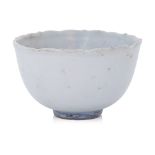 A BLUE AND WHITE ANHUA DECORATED TEA BOWL