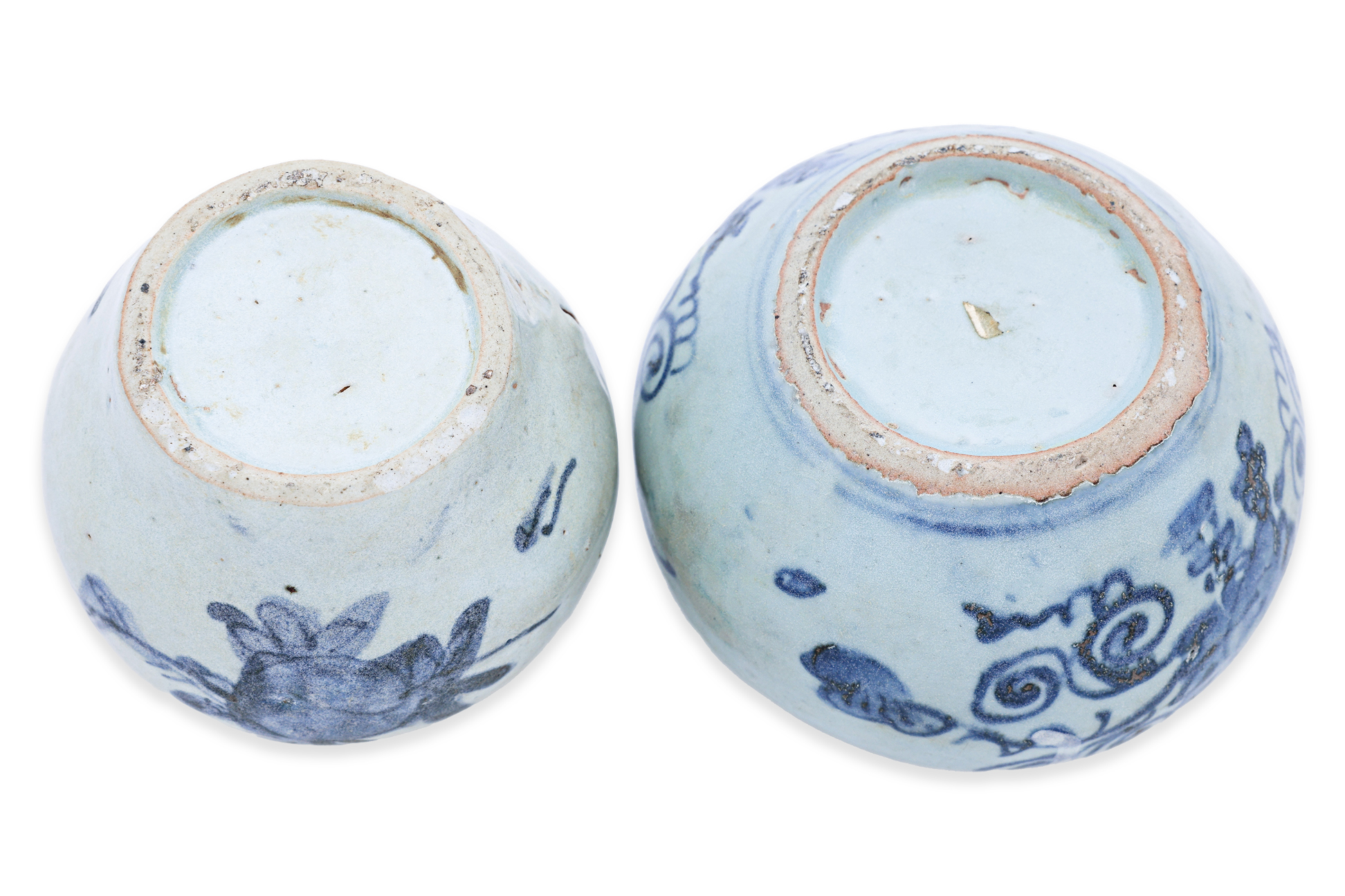 TWO BLUE AND WHITE PORCELAIN JARS - Bild 3 aus 3