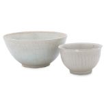 TWO QINGBAI GLAZED BOWLS