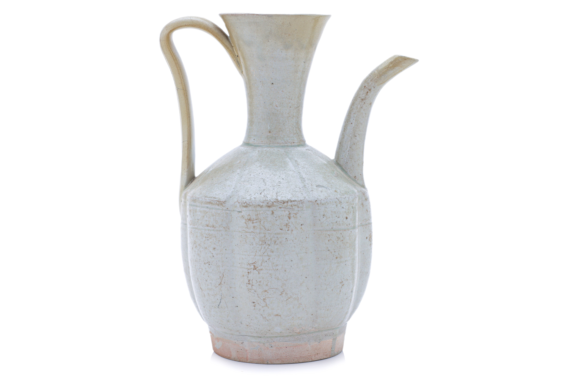 A QINGBAI LOBED EWER - Image 2 of 4